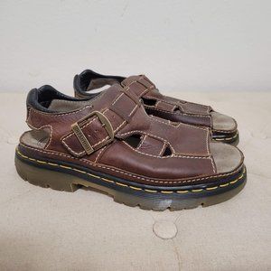 Dr. Martens Vintage Dad Sandals Leather Fisherman 5A26 Sandals Size 10